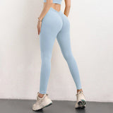 TRY TO BN Scrunch Leggings Back Butt V Yoga Pants Women Fitness Workout Gym Running High Waisted Trousers Jogging Active Tights