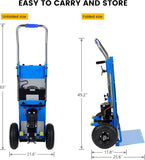 Electric Stair Climbing Hand Trucks 440-880lb Capacity Aluminum Stair Climber Dolly Moving Heavy for Moving Furniture Logistics