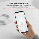 ZigBee Water Leak Sensor Alarm Smart Home Flood Leak Detector With Security Protection For Tuya Smart Life Z2M,Required Gateway