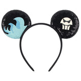 Disney Festival Party Cosplay Mouse Ears Headband 3.3" Ears Glitter Hairband Without Bow For Boys DIY Cartoon Hair Accessories