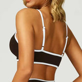 Seamless Gym Sports Bra Beautiful Back Design Shockproof Fitness Running Yoga Lingerie Tight Clothing for Women
