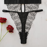 Sexy One Piece Bodysuit Lace Hollow Out Jumpsuit Women Erotic Lingerie