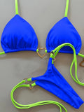 Heart-shaped Halter Micro Thong Bikini Female Swimsuit Women Swimwear Two-pieces Bikini Set Brazilian Bather Bathing Suit Swim