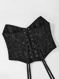 Satin Ribbon Shapewear Waist Cincher Bridal Dress Waist Trainer Body Shaper Tight Waist Pure Desire Casaul Elegant Vest DQR8
