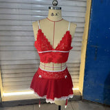 Erotic Hot Cosplay Uniform Fairy Ultra Sexy Seamless Bra Kit Garter Set Maid Dress Sex Outfits Costume Pajamas Thongs Set