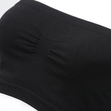 Women’s Strapless Seamless Tube Top Bra Anti-Slip Wireless Bandeau for Summer Outfit