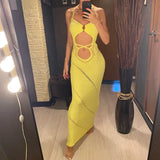 New Sexy Halter Tummy Cut Out Crochet Knitted Tunic Beach Cover Up Cover-ups Beach Dress Beach Wear Beachwear Female Women V5454