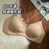 Seamless Liquid Invisible Bra Strapless Adhesive Push Up Backless Underwear for Small Bust Gathering Comfort MOYISY Sexy Bra S-L