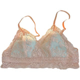MOYISU French Summer Bralette - Wireless Push-Up Bra for Small Chest, Ultra-Thin Triangle Cups & Sexy Lingerie Set & Sexy Tushy