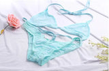 DEKA Mini Transparent Bikini Set fo Women Extreme Tiny Triangle Micro Swimwear Beachwear Bathingsuit Underwear Lingerie Swimsuit