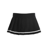 Japanese Korean Style Student Uniform Cosplay Costume Women Sexy Lingerie Tops and Pleated Skirt Sets Role Play Costume