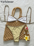 S - XL Polka Dot Bikini Female Swimsuit Women Swimwear Two-Pieces Bikini Set Padded High Leg Cut Bather Bathing Suit Swim V8181