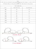 White Plus Size Underwire Bra Women Full Coverage Push Up bra Letter Print Adjustable Straps Big Cup Supportive Seamless Bra