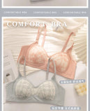 Sexy Push Up Lace Bralette Small Bust Wirefree Comfort Summer Ultra Thin Adjustable Straps Anti-Sagging Lingerie Set S-XL Bra