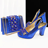 doershow  Lastest Italian Design Fashion Style Ladies Shoes with Matching Bag Set 2025 Nigerian Shoes and Bag Set HFG1-2