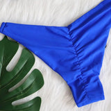 3 Colors Sexy Bikini Women Rhinestone Chain Swimwear Swimsuit Halter Bikinis Set Bathing Suit Beach Holiday Bikini Luxe Female