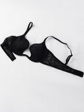 Sexy U-shaped spacer bra thin mesh Breathable underwear underwire comfortable stylish Lingerie bralette