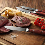 Keemake 4 Piece Stainless Steel Steak Knife Set Ultra Sharp