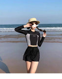 Female Sexy Split Swimsuit, Two Piece Set for Covering The Belly and Slimming, Hot Spring Sports Swimsuit