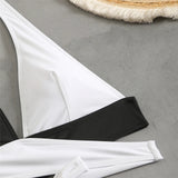 Sexy Halter Bikini 2026 Criss Cross Solid Swimsuit High Waist Swimwear Female Bathers Bathing Swimming Suit Padded Beachwear