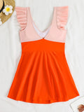 2026 Sexy Ruffle Swimsuit One Piece Hollow Swimwear Women Bathers Bathing Swimming Swim Suit Female Beachwear