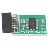 TPM 2.0 Module Strong Encryption 14 Pin LPC Interface TPM Module Board for Win11 Green TPM Board TPM Module Board TPM 2.0 Module