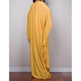 Greek Goddess Long Dress Batwing Sleeve Tunic Beach Cover Up Cover-ups Beach Dress Beach Wear Beachwear Kaftan Maxi Dress V4427