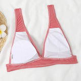 Sexy Bikinis 2025 Women Solid Swimsuit Women Padded Swimwear Female Beachwear Bathers Bathing Swimming Swim Suit