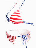 2025 NewCLOOCL Sexy Bikinis American Flag 3D Printed Swimsuit 4th of July Independence Day Female Swimwear Women Bikini Sets