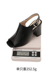 New Women Sandals Peep Toe High Heels Summer Gladiator Shoes Black Brown Woman Ankle Strap Sandalias Female Mujer Big Size
