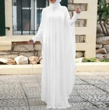 Eid Muslim Abayas for Women Modest Two Pieces Dresses Islam Vestidos Arab Long Robe Jalabiya Ramadan Morocco Dubai Kaftan