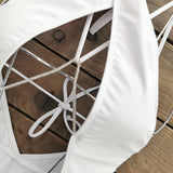 Sexy Hollow Out One Piece Swimwear Push Up Women's Swimsuit  2024 Trend Solid Bath suits Halter Monokinis Summer Beachwear