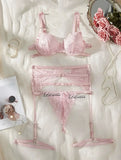 Sexy Lingerie Erotic Underwear Set Transparent Porno Lace Sexy Bra And Panty Garter Set Lingerie Sexy Hot Erotic Sleepwear
