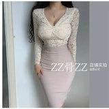 WOMENGAGA Mid Length Skirt For Elegance Apricot Slim Mini Dress Sweet Sexy Korean Women 2023 Skirts High Waist Fashion HGR0