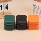 Advanced PU Leather Car Line Watch Box Business Pocket Watch Portable Zipper Fashion Single Watch Packaging Storage Box