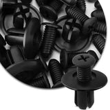 Car Bumper Fender 8mm Hole 1000/500/50Pcs Plastic Rivets Fastener Screw Door Trim Panel Retainer Fastener Clips Car Accessories