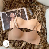 Seamless Tube Top Underwear Small Chest Bras Women's Upper Support Bra Beautiful Back No Steel Ring Female Sexy Lingerie