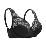 Bras For Womens Lingerie Floral Lace Bra Underwire Sexy Brassiere Perspective Plus Size BH Female Underwear Tops