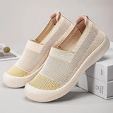 Women's shoes Women's Retro Dual-tone Slip-on Shoes Breathable Soft Sole for Comfort Summer Fashion Footwear Versatile Colorways