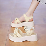 Womens  High Heels Summer New Ankle Strap Pu Leather Sandals Fashion Women Solid Buckle