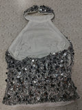 Phantasy Elegant Temperament Neck Sequin Camisole Women T-shirt Sexy Sleeveless Tank Top Female Clothes Tops 2025 Summer