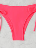 Halter Bandeau Bikinis 2026 Women Sexy Swimsuit Solid Padded High Waist Swimwear Female Bathers Bathing Swimming Swim Suit