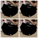 4Pcs/Set Cotton Panties Women Mid Waist Briefs Breathable Intimates Breathable Comfort Underwear M-2XL Soft Panties