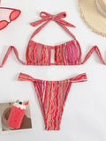 New Sexy Bikini Women's Swimsuit Micro Swimwear High Cut Bandeau Bikinis Sets Two Piece Bathing Suit Swimming for Beach Wear