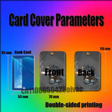 P-Pressure Sebastian Solace For ID Clips Credit Bank Bag Bus Meal Card Holder Cover Pocket Ornament Keychain