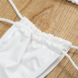 DEKA Shiny PU Mini Micro Bikini 2025 Women Swimsuit Female Brazilian Swimwear Two Pieces Bikini Set High Cut Bathing Suit Swim