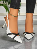 New Solid Color Pointed-toe Buckle-back Empty High-heeled Sandals for Women in Spring/Summer 2026