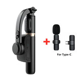 Roreta 2024 NEW Gimbal Stabilizer Selfie Stick Foldable Wireless Tripod with Bluetooth Shutter Monopod for IOS Android