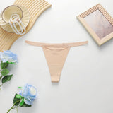 Women's New Multi-Color Invisible Casual Sexy Simple And Comfortable Solid Color Thong Underwear C359