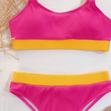 Sexy Splicing Ribbed Bikinis High Waist Bikini 2026 Female Swimsuit Women Swimwear Two-pieces Bikini Set Bathing Suit Swim Lady